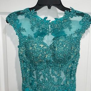 Beautiful long evening gown.